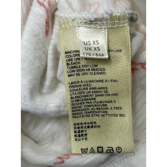 Anthropologie Maeve Paris Colorful French Script  3/4 Sleeve Pullover - Picture 5 of 9